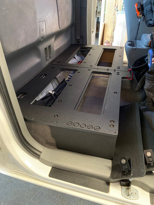 Goose Gear Access Cab Second Row Seat Delete Plate System For Tacoma (2005-2015)