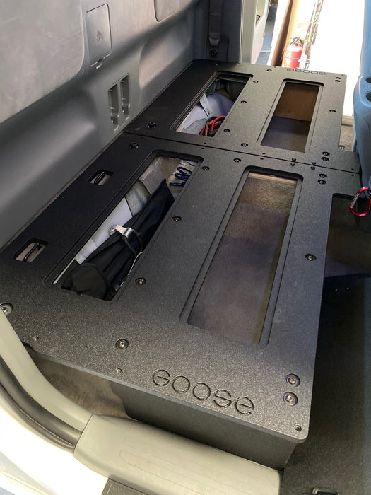 Goose Gear Access Cab Second Row Seat Delete Plate System For Tacoma (2005-2015)