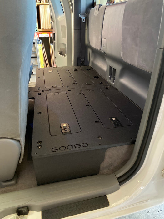 Goose Gear Access Cab Second Row Seat Delete Plate System For Tacoma (2005-2015)