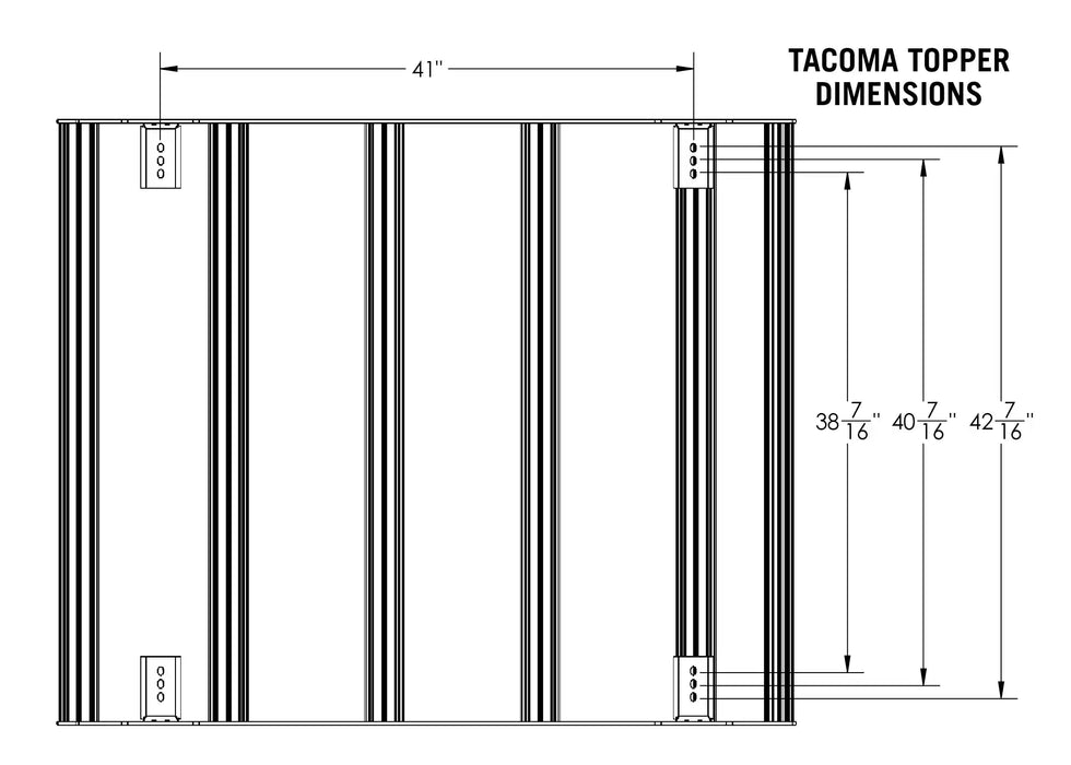 Backwoods DRIFTR Bed Rack Topper For Tacoma (2005-Current)