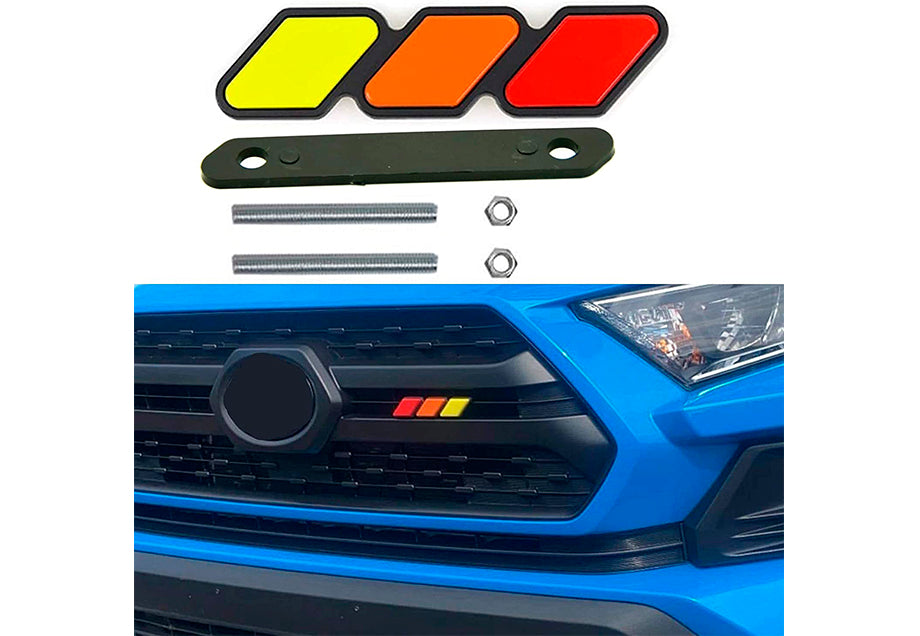 Cali Raised Tri-Color Badge Emblem Decoration For Tacoma