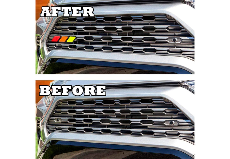 Cali Raised Tri-Color Badge Emblem Decoration For Tacoma
