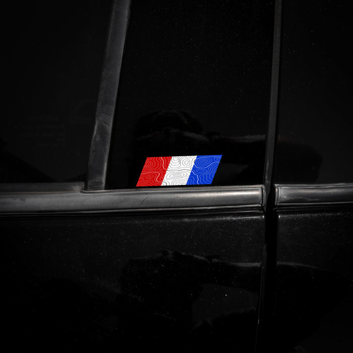 Vinyl Garage B Pillar Three Stripe Decal