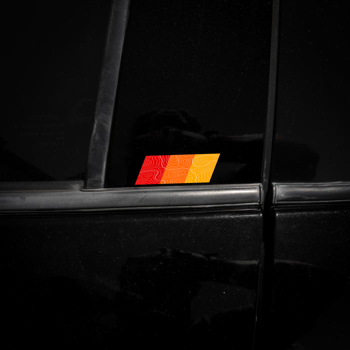 Vinyl Garage B Pillar Three Stripe Decal