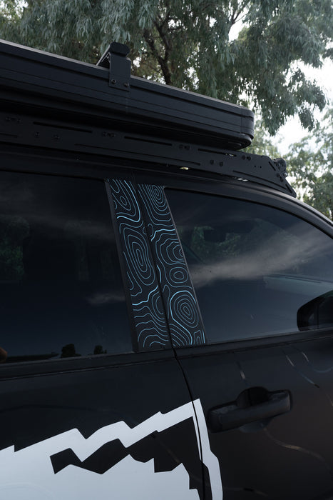 Vinyl Garage Topo B Pillar Decals For Tacoma (2024-Current)
