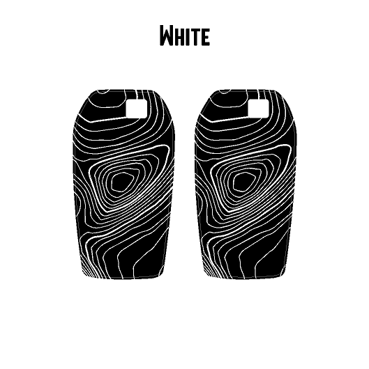 StickeFab Topographic Key Fob Overlay for Tacoma (2024-Current)