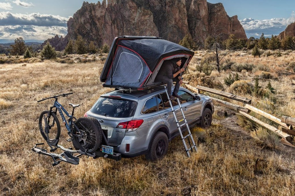 free spirit rooftop tent Freespirit Recreation Odyssey Series Hard Top Tent (Black Top) — Tacoma Lifestyle