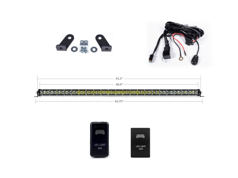 Cali Raised Prinsu Light Bar Kit For Tacoma