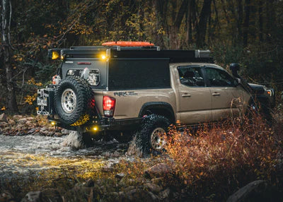 Backwoods Hi-Lite High Clearance Dual Swing Out Rear Bumper For Tacoma (2016-2023)
