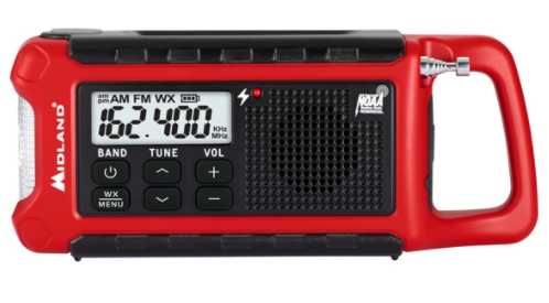 Midland E+Ready Compact Emergency Crank WX Radio (ER210)