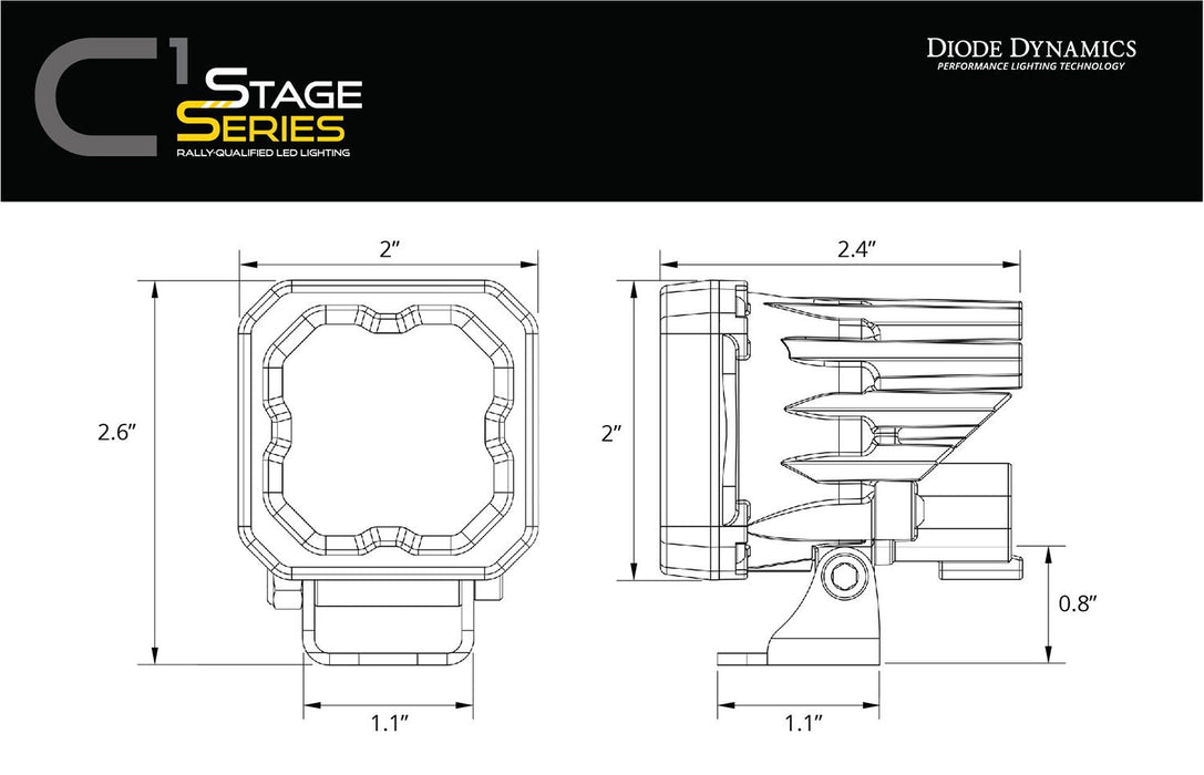 Diode Dynamics SSC1 Sport Pods