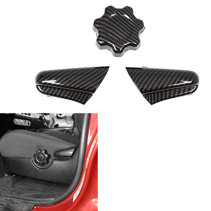 Carbon Fiber Seat Adjustment Overlays For Tacoma (2016-2023)