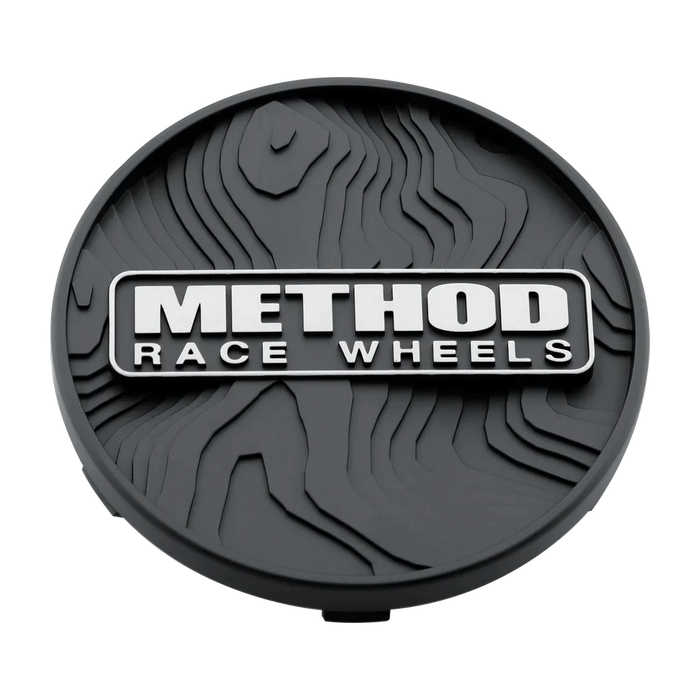 Method Race Wheels Center Cap - Topo Snap-In Black