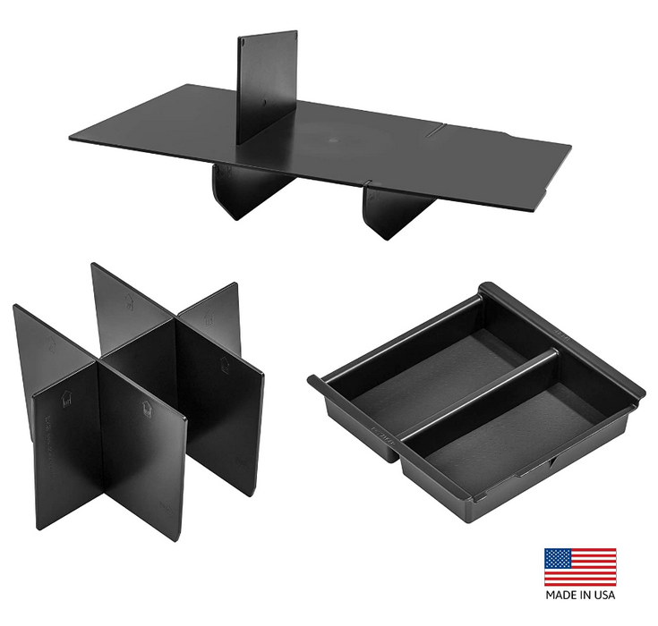 1X Armrest Storage Box Organizer + Glove Box Divider For Toyota - Foto 7