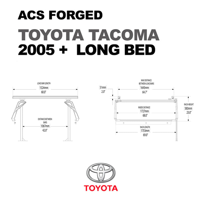 Leitner Forged Active Cargo System For Tacoma (2005-2023)