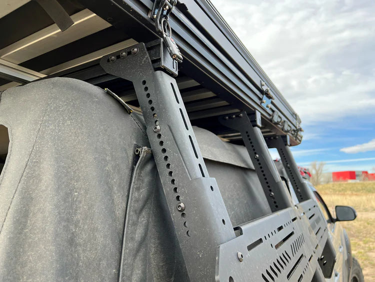 Tacoma softopper with rack outlet