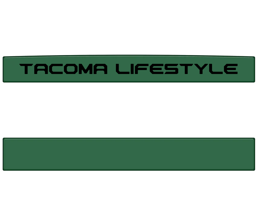 Tacoma Lifestyle Rear Power Sliding Window Accent Trim (2016-2023)