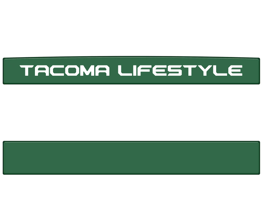 Tacoma Lifestyle Rear Power Sliding Window Accent Trim (2016-2023)