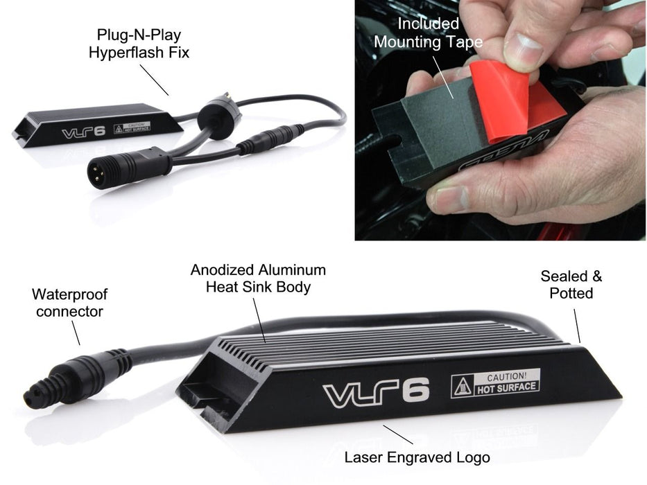 VLEDS V6 Triton Amber + Hyperflash Kit For Tacoma (2016-2023)