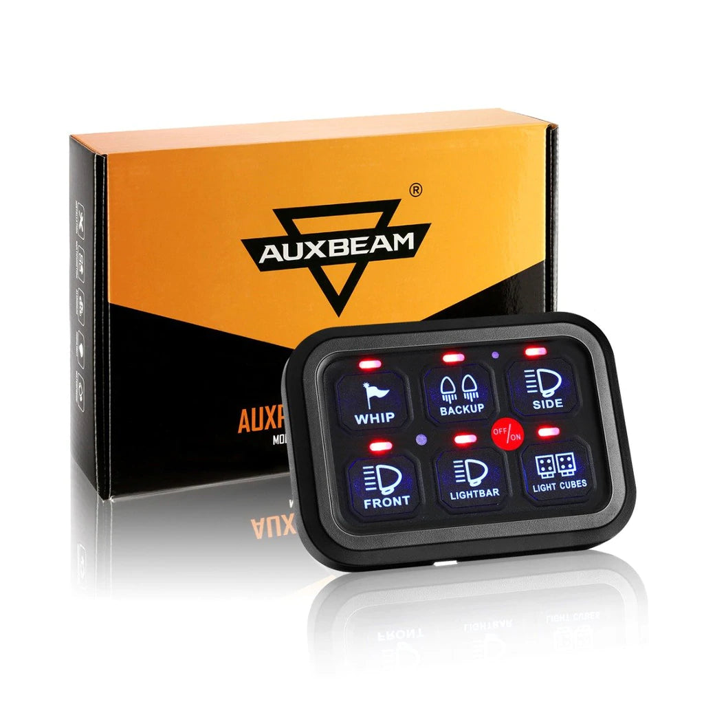 Auxbeam 6 Gang LED Switch Panel Kit — Tacoma Lifestyle