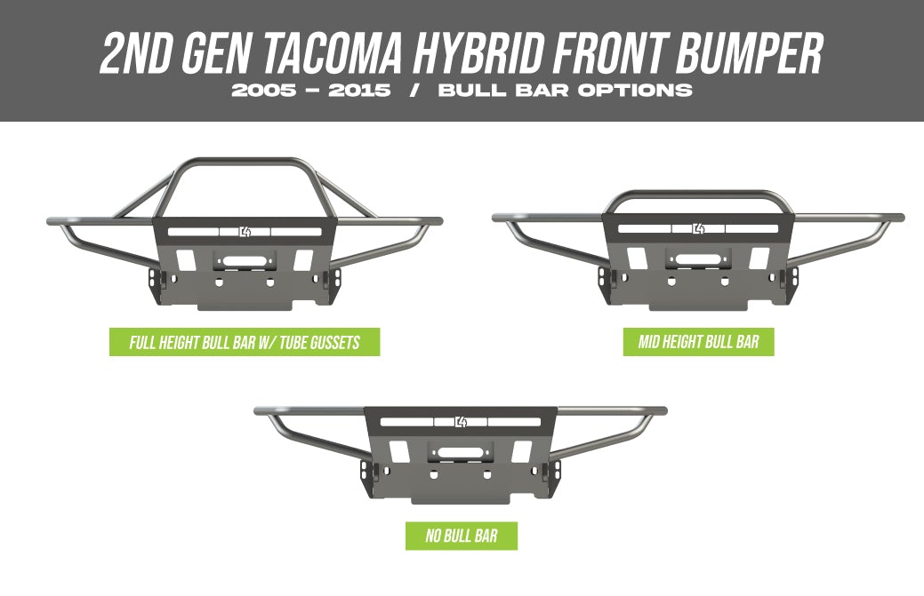 C4 Fabrication Hybrid Front Bumper For Tacoma (2005-2011)
