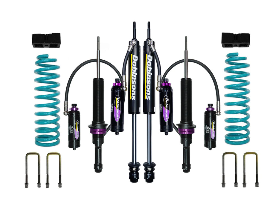 Dobinsons 1.75" to 3" MRR 3-Way Adjustable Kit with Quick Ride For Tacoma (2005-2022)