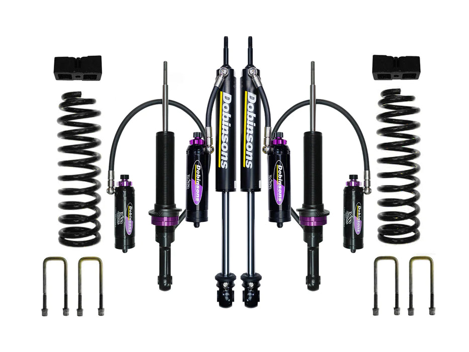 Dobinsons 1.75" to 3" MRR 3-Way Adjustable Kit with Quick Ride For Tacoma (2005-2022)