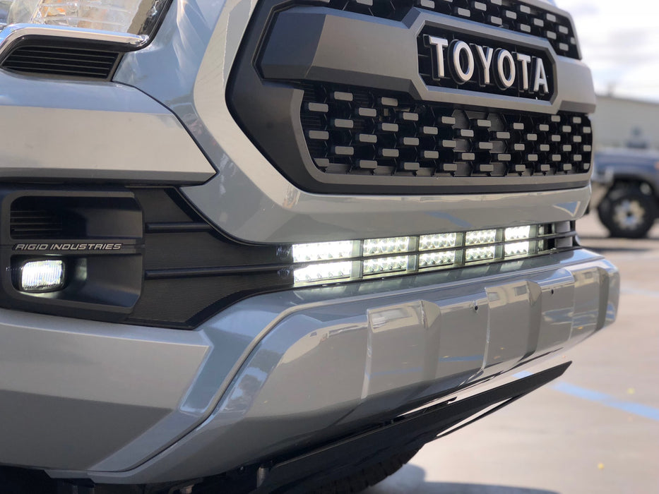 Lower Bumper Hidden LED 32" Light Bar Brackets For Tacoma (2016-2023)