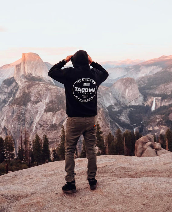 Tacoma Lifestyle Black Overland Hoodie