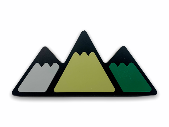 Taco Vinyl Mountain Grille Badge