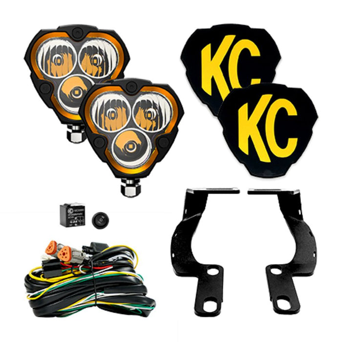 KC HiLites Flex Era 3 Ditch Light Kit For Tacoma (2016-2023)
