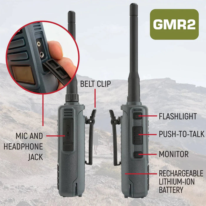 Rugged GMR2 Handheld GMRS/FRS Radio