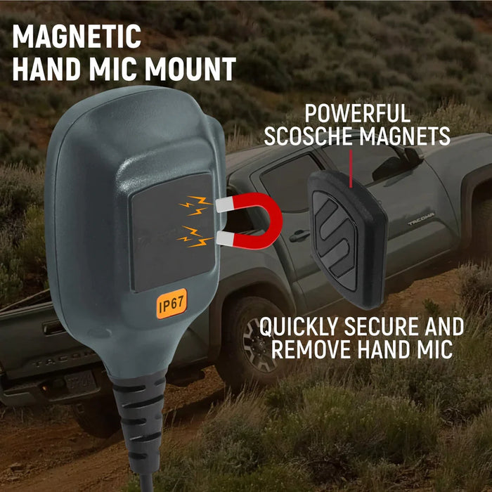Rugged Two-Way GMRS Mobile Radio Kit For Tacoma