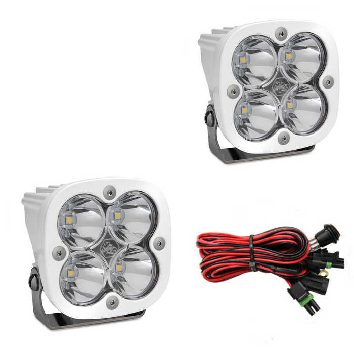 Baja Designs Squadron Sport/Pro LED White Bezel Lights