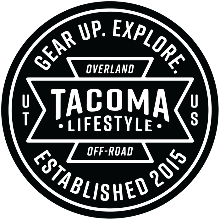 Tacoma Lifestyle Black Flagstaff Sticker