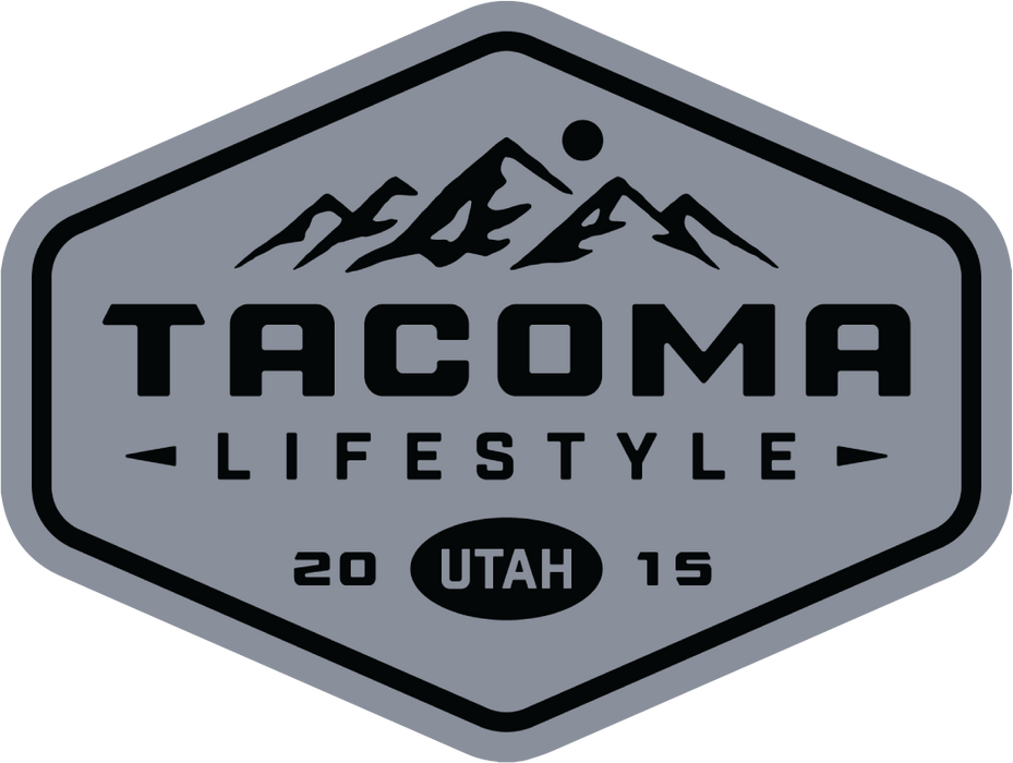 Tacoma Lifestyle Cement Mountain Badge Sticker