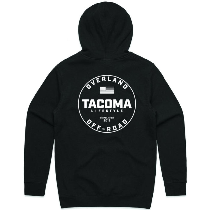 Tacoma Lifestyle Black Overland Hoodie