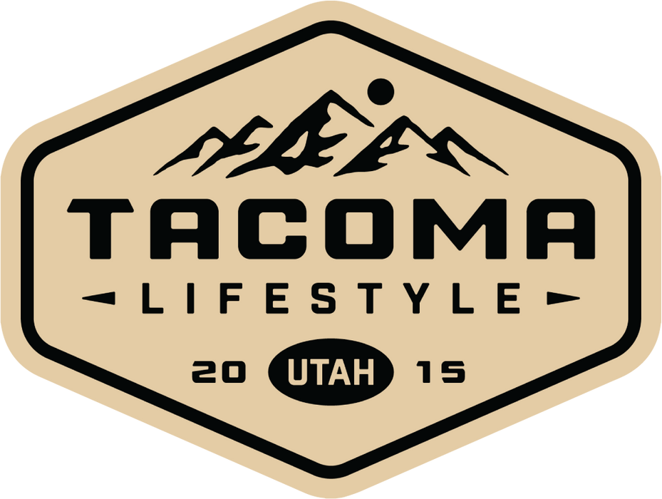 Tacoma Lifestyle Quicksand Mountain Badge Sticker