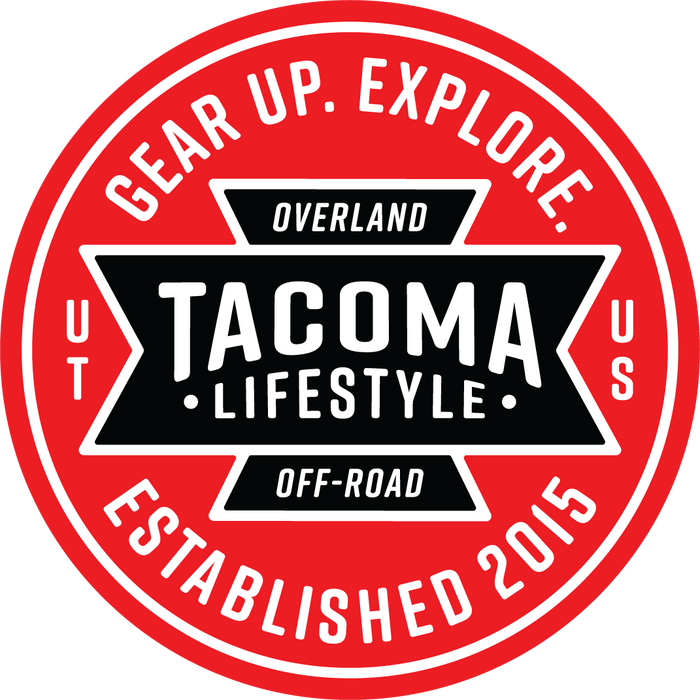 Tacoma Lifestyle Red Flagstaff Sticker