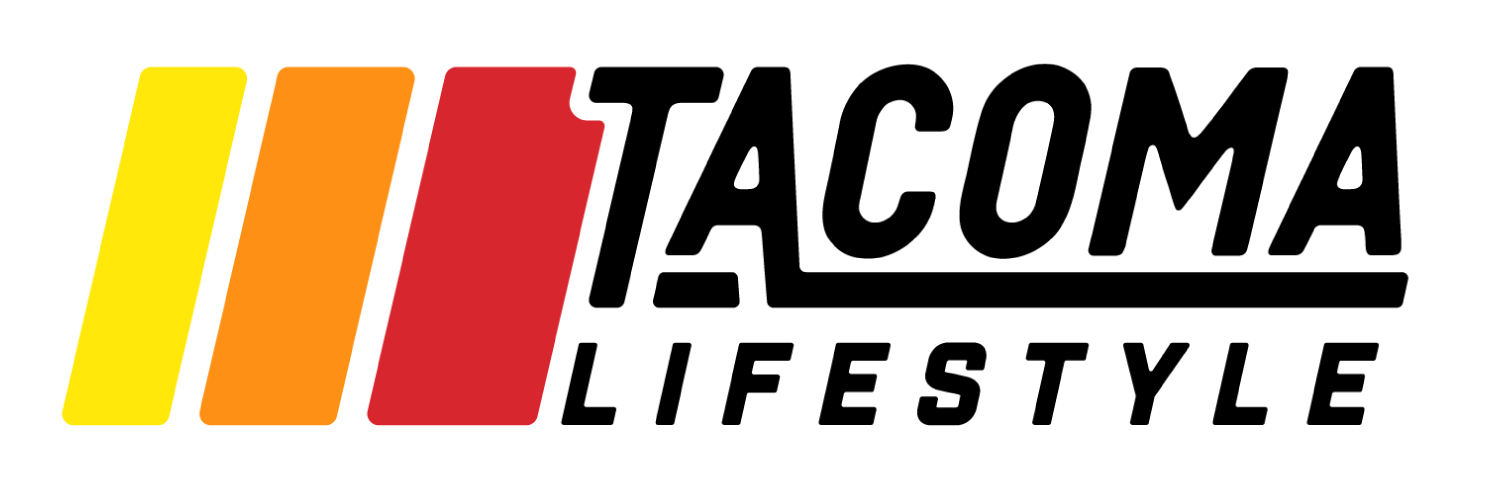 Tacoma Lifestyle White Classic Heritage Sticker