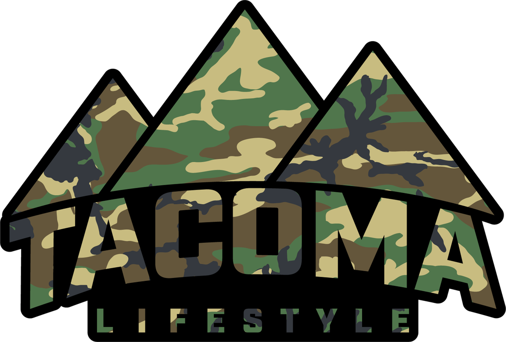 Tacoma Lifestyle Woodland Camo Sticker