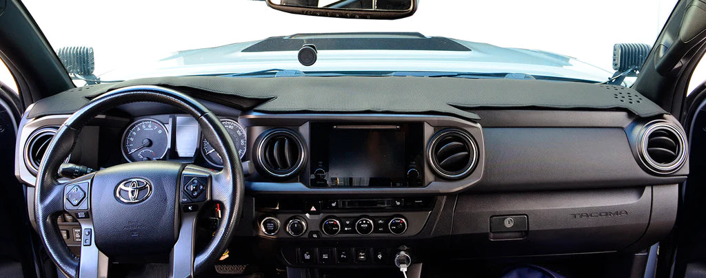 Covercraft DashMat Custom Dash Cover For 2016-2023 Toyota Tacoma – Black Carpet, Lifetime Warranty, Made In Mexico