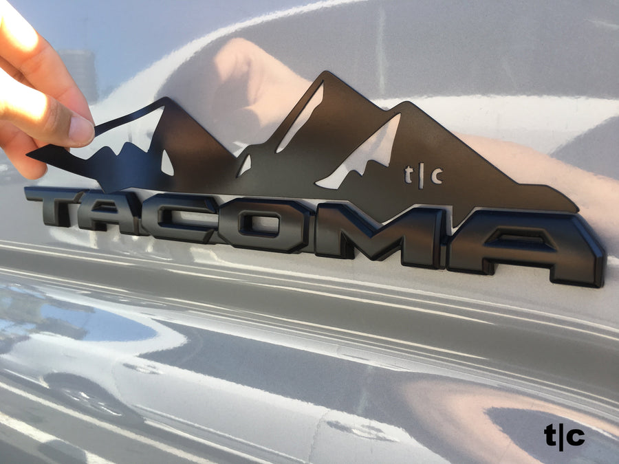 Tactilian Tacoma Badge Mountain Range Magnet (2016+)
