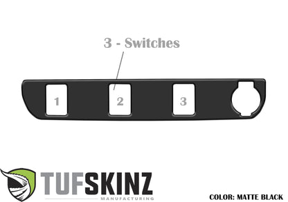 Tufskinz Center Dash Switch Panel For Tacoma (2016-2023)