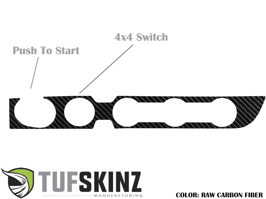 Tufskinz Climate Control Knob Trim For Tacoma (2016-2023)