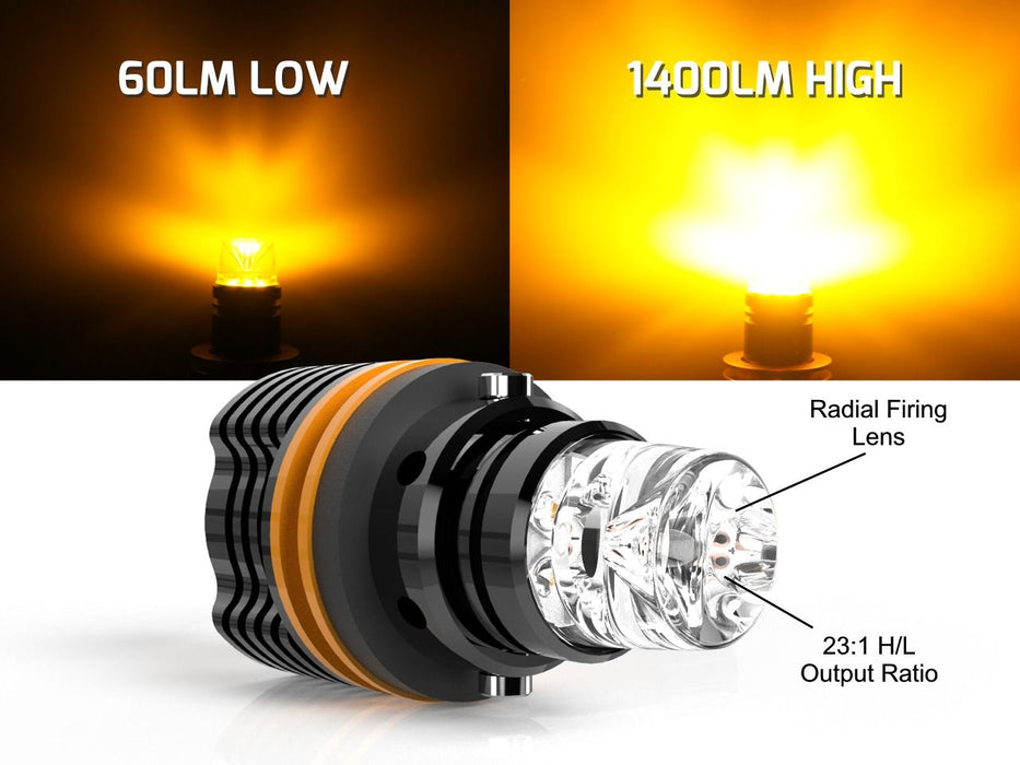 VLEDS V6 Extreme Amber Turn Signals + Hyperflash Fix For Tacoma (2016-2023)